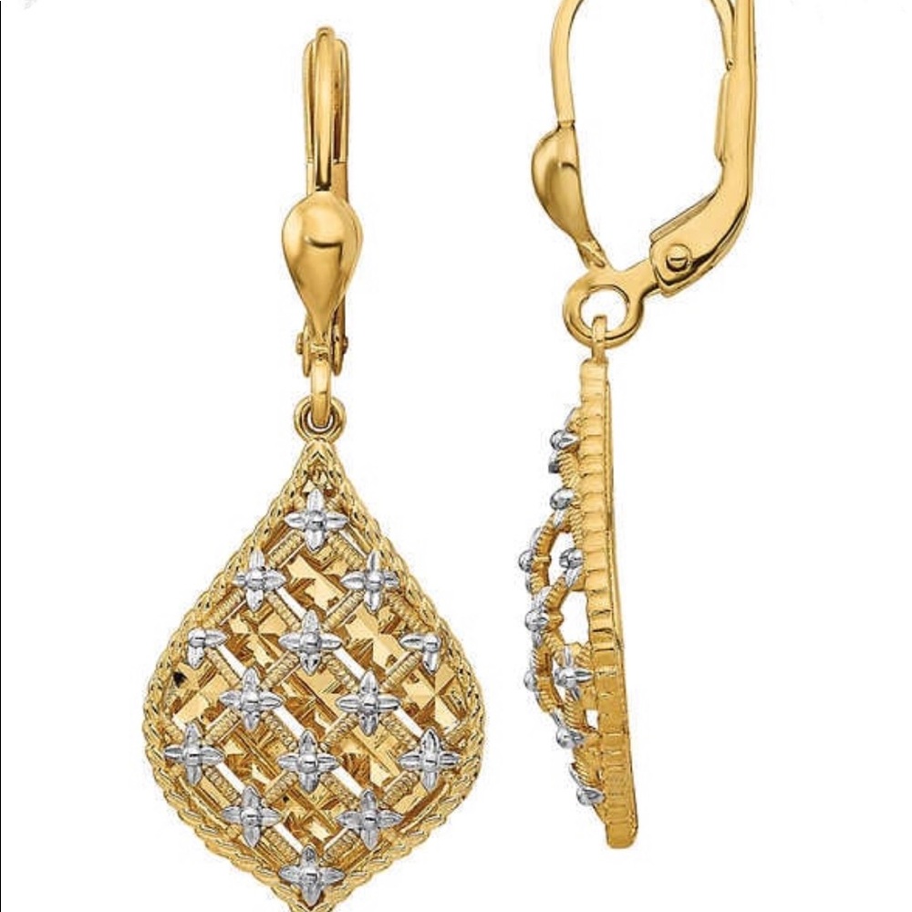 New 14k dangle Earrings